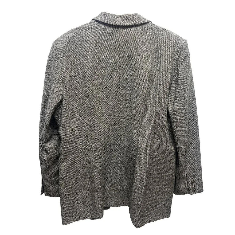 Pendleton Vintage 90's Brown Gray Tweed Wool Blazer
